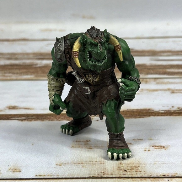 2006 BBI BlueBox Legend Green Battle Ogre Troll ORC Medieval Action Figure HTF - Picture 1 of 2